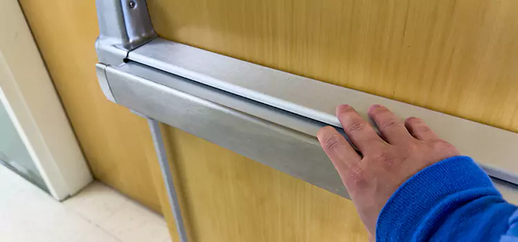 Installing a Push Bar on a Door Shelbyville